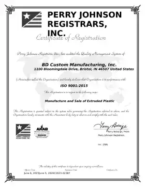 Certificate of Registration